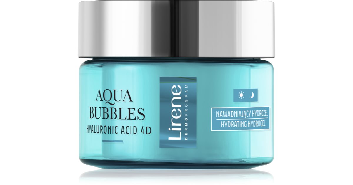 Lirene Gel hidratante Aqua Bubbles para pieles deshidratadas y secas 50 ml