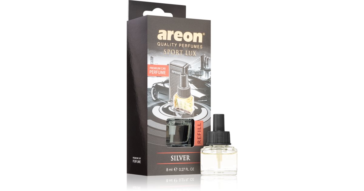 Areon Car Black Silver Edition Car Air Freshener Refill 8ml