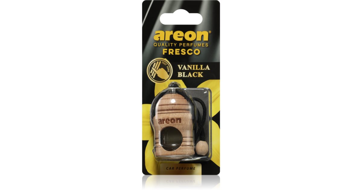 Areon Fresh Vanilla Black Car Air Freshener 4ml