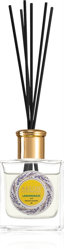 Areon Inicio Perfumes Difusor de aromas con recambio de aceite de hierba de limón y lavanda 150 ml