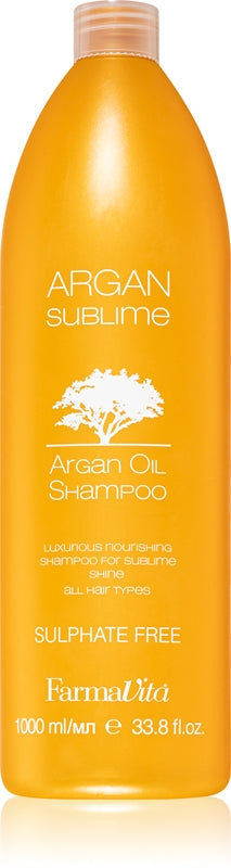 FarmaVita Argan Sublime sulfate-free shampoo with argan oil 1000 ml