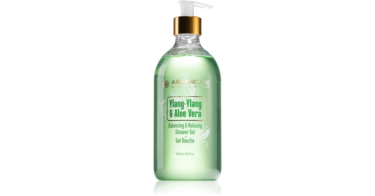 Arganicare Relaksujący żel pod prysznic Ylang Ylang & Aloe Vera 500 ml