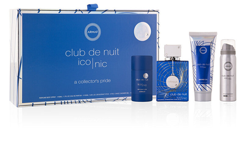 Armaf Club De Nuit Blue Iconic - EDP 105 ml + deodorante solido 75 g + deodorante spray 50 ml + gel doccia 100 ml