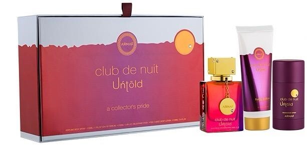Armaf Club De Nuit Untold - EDP 105 ml + body cream 100 ml + solid deodorant 75 g