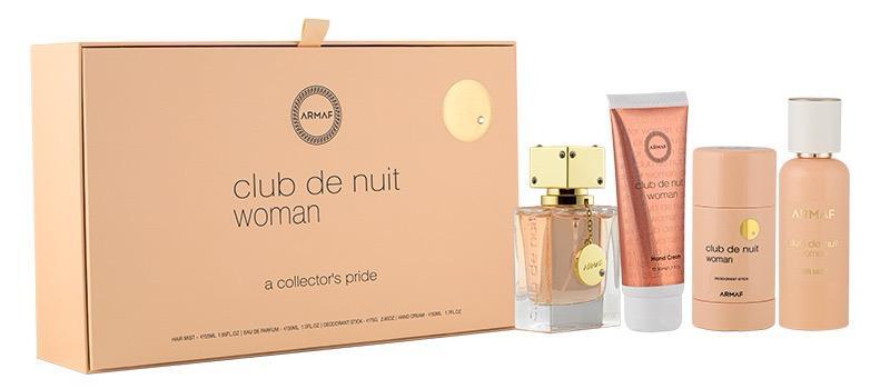 Armaf Club De Nuit Donna - EDP 30 ml + solid deodorant 75 ml + hand cream 50 ml + hairspray 55 ml