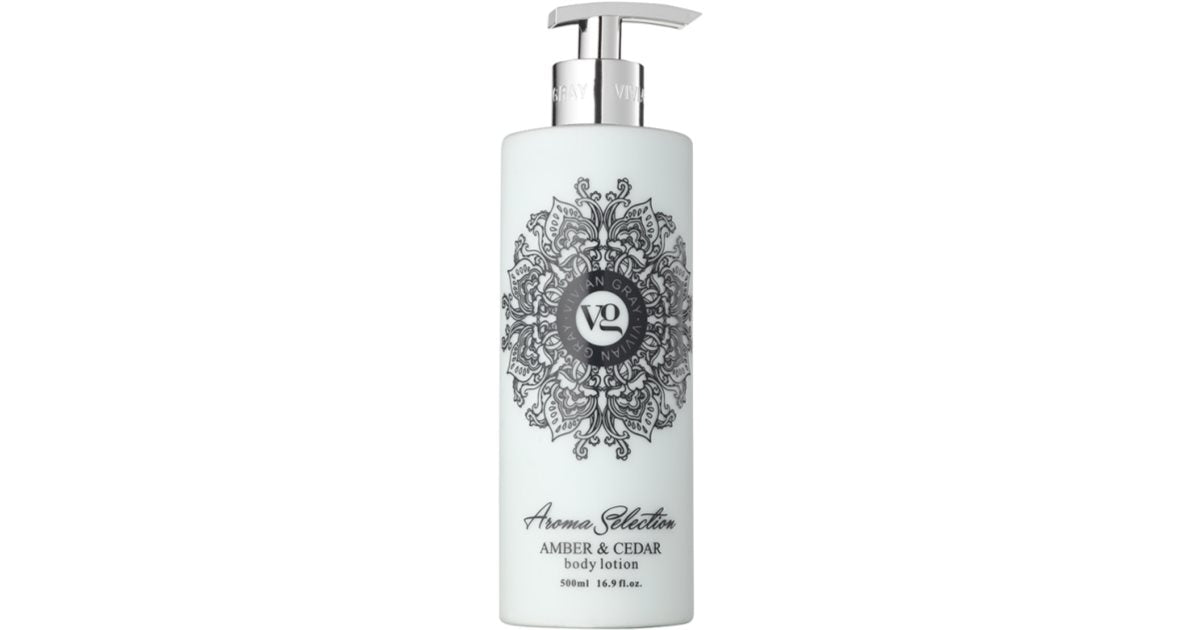 Vivian grey Amber & Cedar Body Lotion Aroma Selection 500 ml