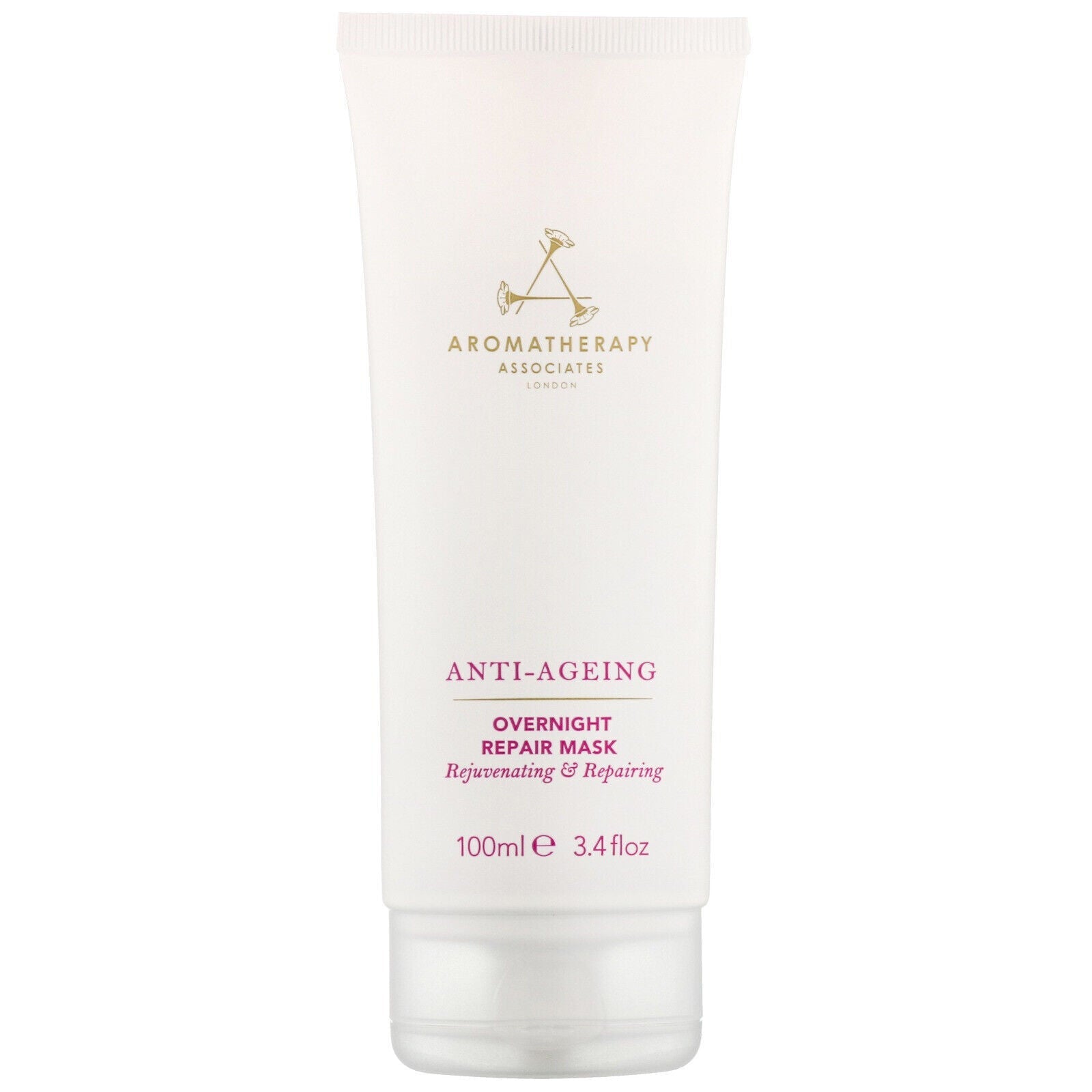 Aromatherapy Associates Masque Visage Crème de Nuit Réparatrice Anti-Âge aux Graines de Fraise 100 ml