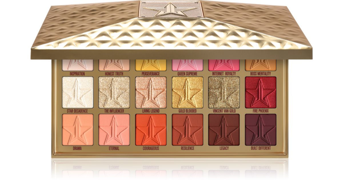 Jeffree Star Cosmetics Artisty Palette Gold Blooded Lidschattenpalette 18×1,5 g