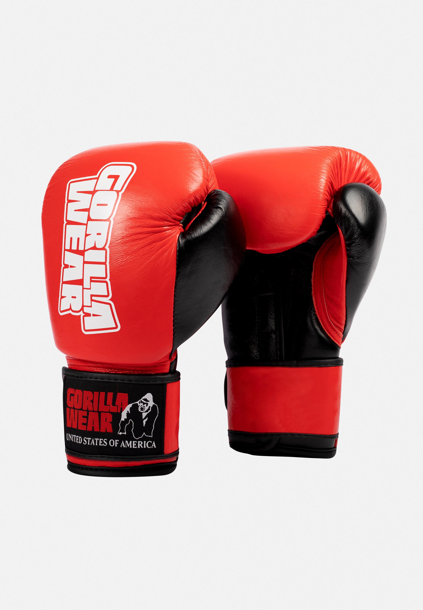 Ashton Pro Boxing Gloves - Red-Black - 12oz
