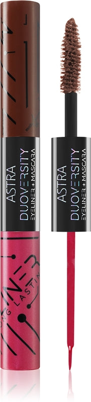 Astra Make-up Duoversity mascara och eyeliner 2 i 1 färg 06 Cyber Barrio 2x3,5 ml