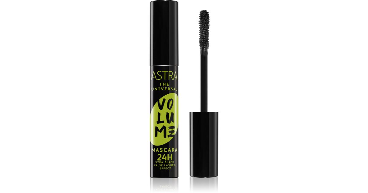 Astra Make-up Universal Volume volumizing and lengthening mascara for a false eyelash effect 13 ml