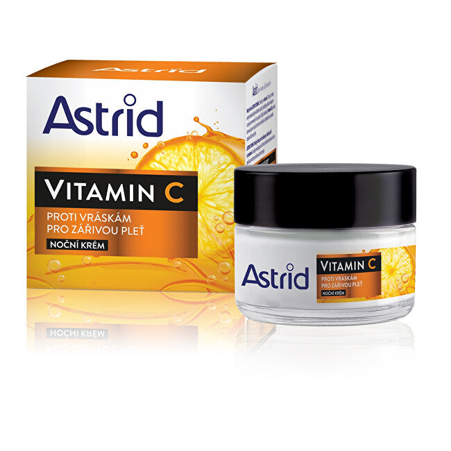 Astrid Crema de noapte antirid pentru piele radianta Vitamina C 50 ml
