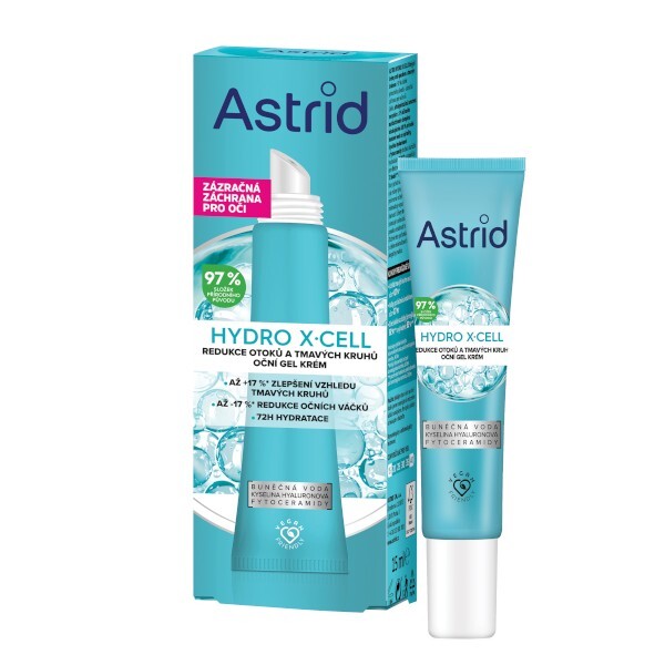 Astrid Eye contour gel cream against puffiness and dark circles Hydro X-Cell 15 ml