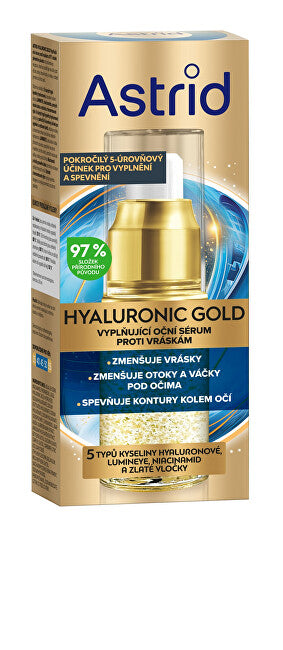 Astrid Antirynke øyeserum hyaluronsyre gull 15 ml