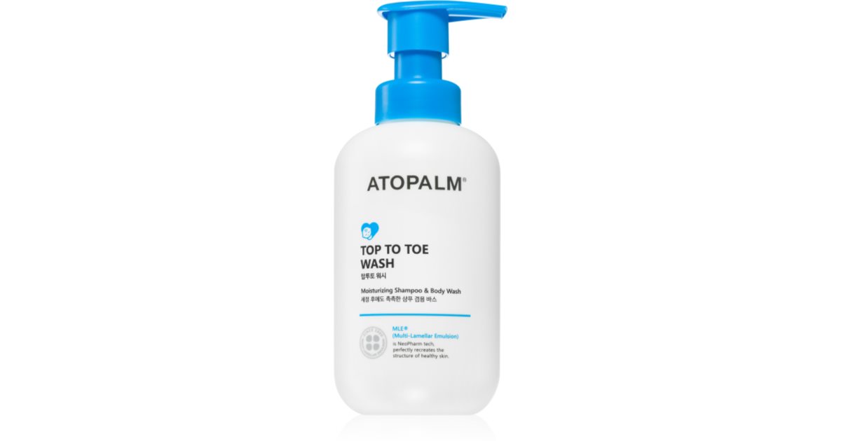 ATOPALM MLE kropps- og hårrensegel for sensitiv hud 300 ml