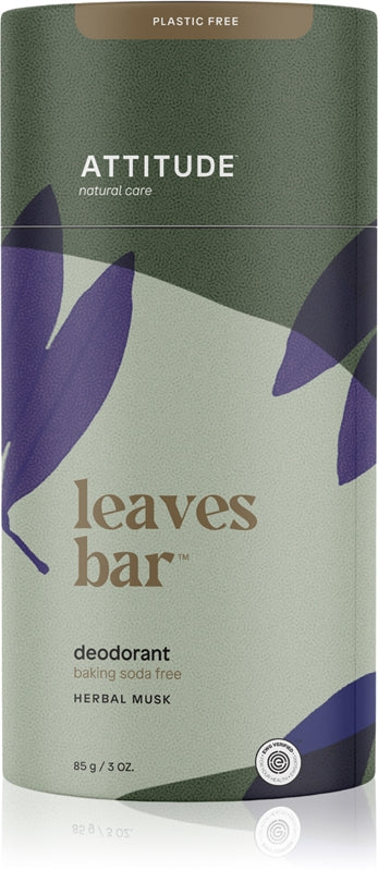Attitude Leaves solid deodorant without aluminum salts Herbal musk 85 g