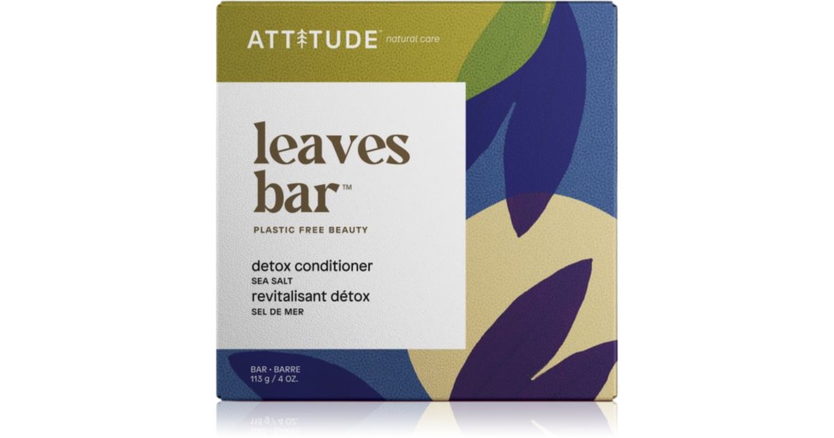 Attitude Leaves Sea Salt Fester gepresster Conditioner mit Detox-Effekt 113 g