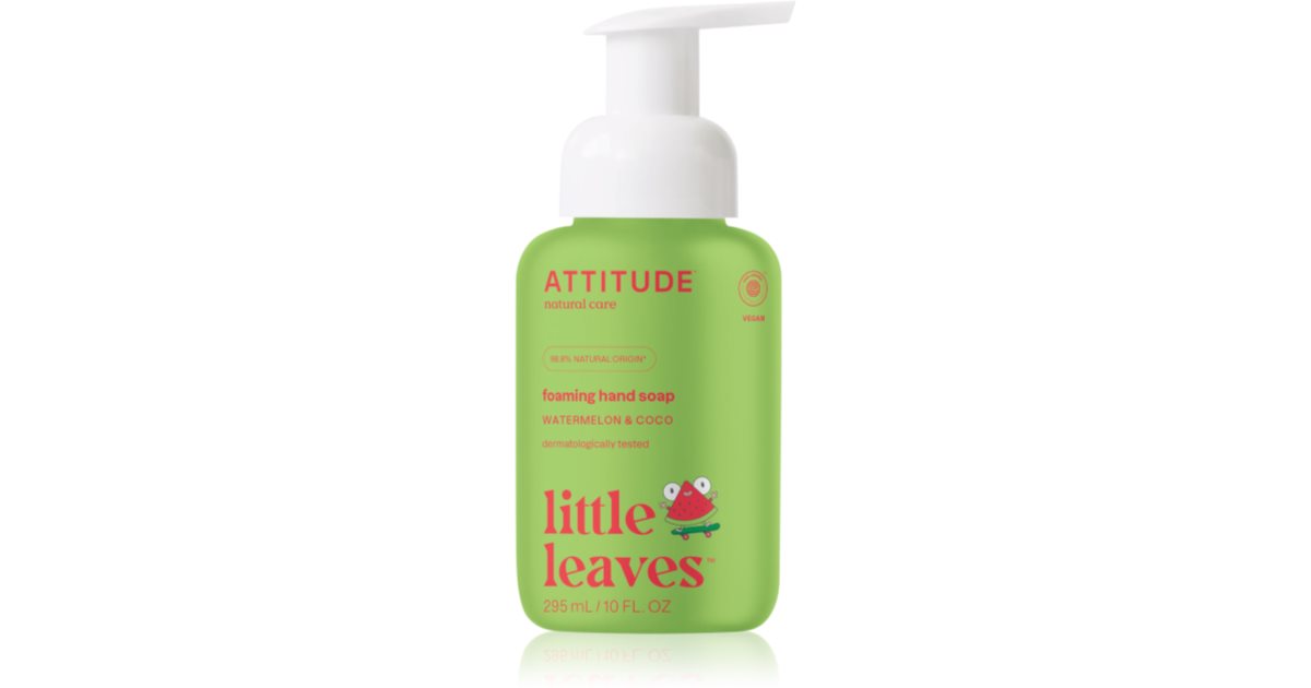 Attitude Little Leaves Watermelon & Coconut flüssige Handseife für Kinder 295 ml