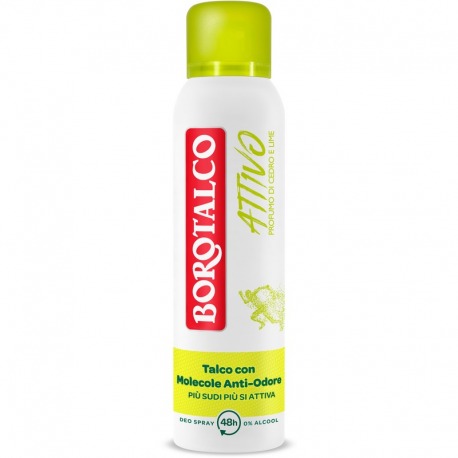 Borotalco Aktiv-Deodorant-Spray Zeder- und Limettenduft 150 ml