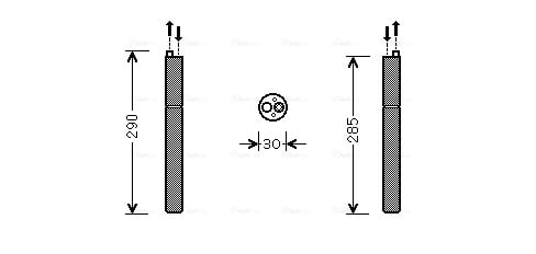 Dryer, air conditioning AVA QUALITY COOLING AID298