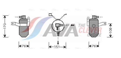 Dryer, air conditioning AVA QUALITY COOLING CND184