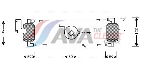 Dryer, air conditioning AVA QUALITY COOLING CND186