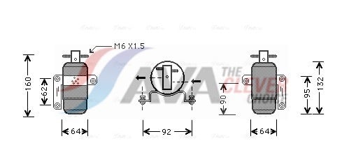 Dryer, air conditioning AVA QUALITY COOLING CRD060