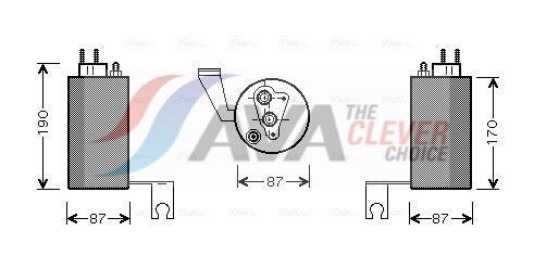 Dryer, air conditioning AVA QUALITY COOLING CRD084