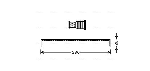 Dryer, air conditioning AVA QUALITY COOLING SUD074