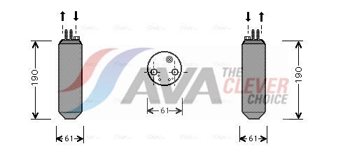 Dryer, air conditioning AVA QUALITY COOLING HYD080