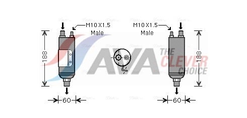 Dryer, air conditioning AVA QUALITY COOLING HYD117