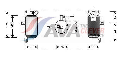 Dryer, air conditioning AVA QUALITY COOLING JRD021