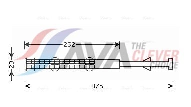 Dryer, air conditioning AVA QUALITY COOLING OLD379