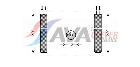 Dryer, air conditioning AVA QUALITY COOLING MTD233