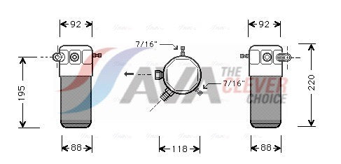 Dryer, air conditioning AVA QUALITY COOLING OLD118