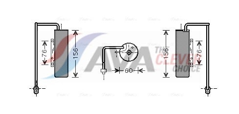 Dryer, air conditioning AVA QUALITY COOLING OLD453
