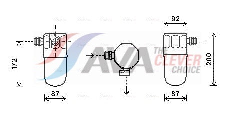 Dryer, air conditioning AVA QUALITY COOLING OLD563