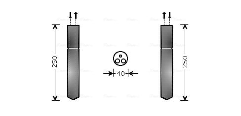 Dryer, air conditioning AVA QUALITY COOLING TOD415