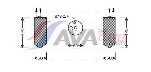 Dryer, air conditioning AVA QUALITY COOLING SUD090