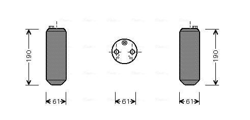 Dryer, air conditioning AVA QUALITY COOLING VOD108
