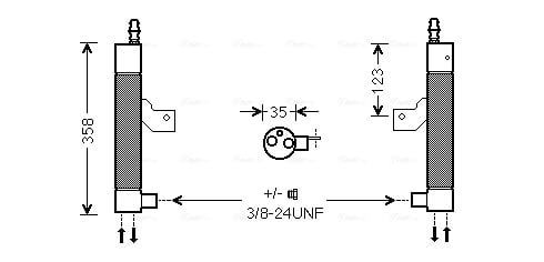 Dryer, air conditioning AVA QUALITY COOLING VOD146