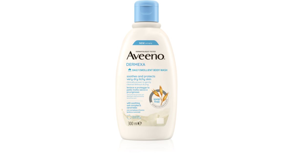 Aveeno Dermexa avslappende mykgjørende dusjgelé 300 ml