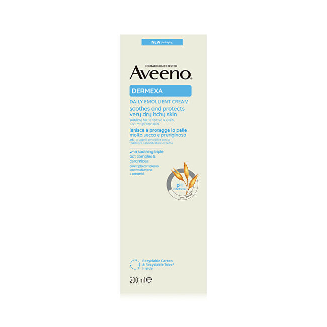 Aveeno Dermexa Daily Emollient Cream Unscented 200 ml