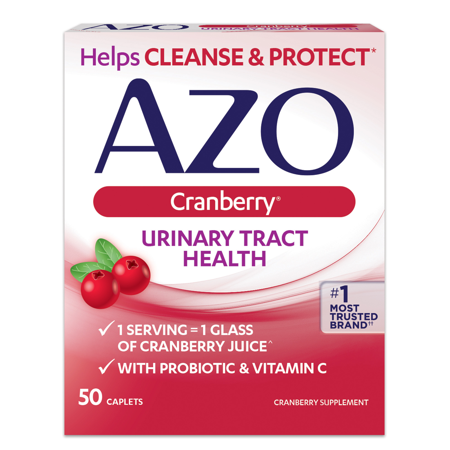 AZO Cranberry Supplement 50 Tablets per Box