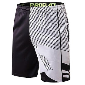 Homens Shorts de Corrida Shorts de Academia Bolsos Cintura elástica Calção Ao ar livre Desportos e Ar livre Atlético Secagem Rápida Leve Macio Maratona Corrida