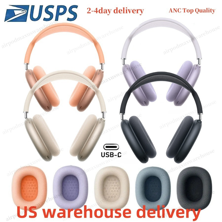 USA Delivery for airpods Max 2 3 5 ANC Noise Canceling Headphones Accessories Transparent case airpodspro max 2 3 4 Headphone Smart Case popup Prote