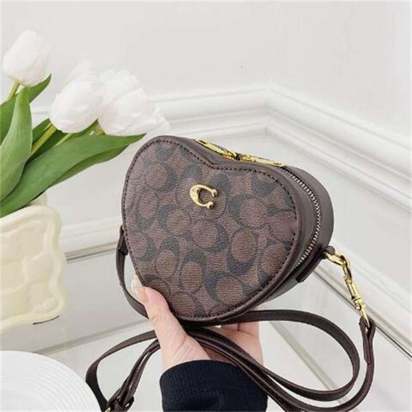 Mini Designer Purse Kids Handbags Print Shoulder Bags Teenager Children Girls PU Messenger Gold Chain Cross-body Bag