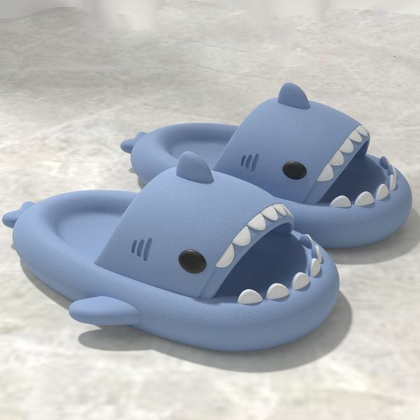 Women Flip Flops Shark Slippers Summer Shark Slides Men Outdoor Beach Sandals Couple Shoe Non-Slip Slippers Indoor House Shoes4