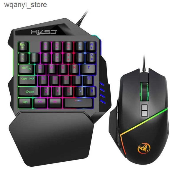 Keyboards OllyMurs One Hand Gaming Keyboard Left Hand Set Compact Mini Portable Phone Throne Paired with PUBG Throne Mechanical New Style L2