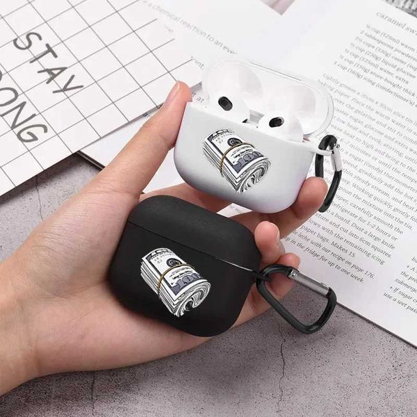 Interesting money pattern design AirPods phone case headphone cover suitable for AirPods 2 3 Pro secondgeneration phone case perfect gift fo